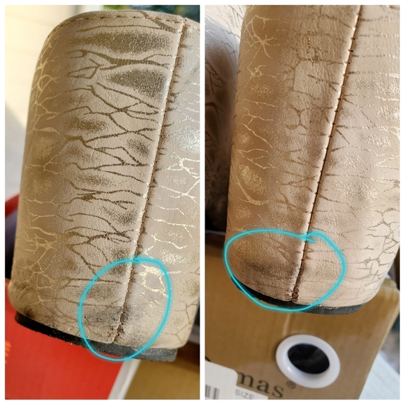 Pierre Dumas Beaded Accent Chunky Slip-on Wedges - Picture 15 of 16